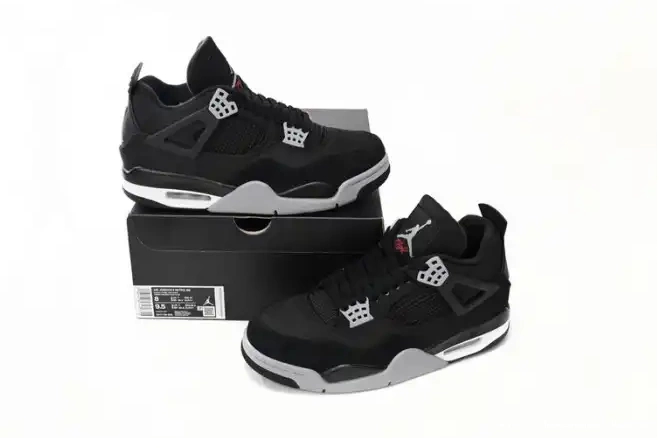 Official Maikesneakers Air Jordan Black 4 Canvas DH7138-006 0429